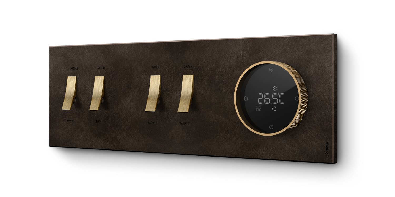 Смарт-панель Moorgen Newton Retro — ретро снаружи, сенсор внутри