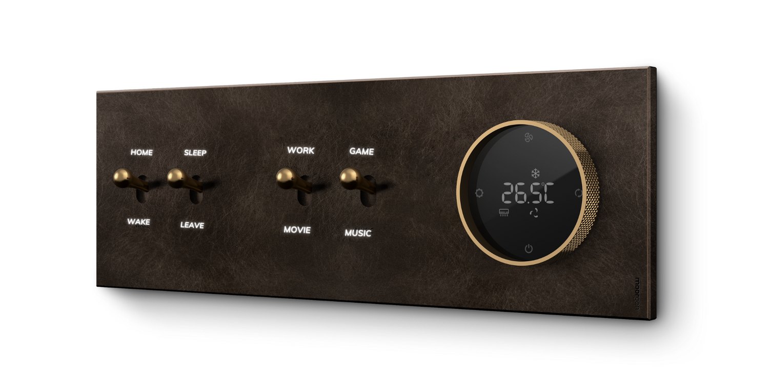 Смарт-панель Moorgen Newton Retro — загорается на расстоянии 2 см