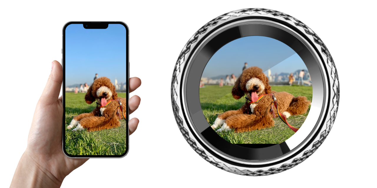 Поворотная панель Moorgen Milan LCD — ваши фотографии