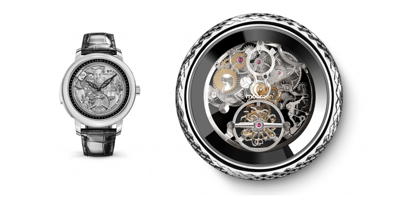 Поворотная панель Moorgen Milan Tourbillon — встроенный турбийон