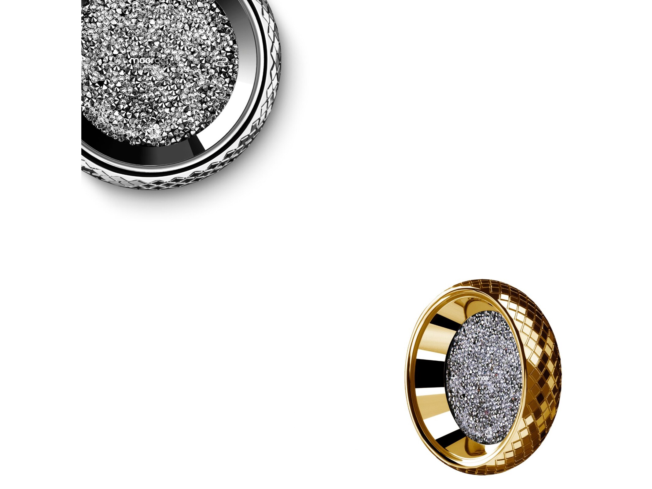 Поворотная панель Moorgen Milan Swarovski