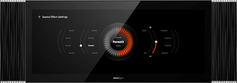 LCD-панель Moorgen Italy — звуковые профили engine ui